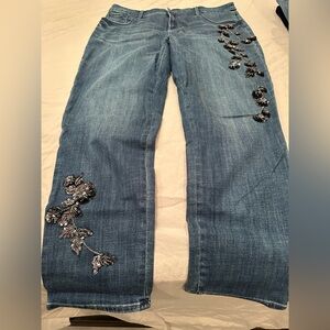 Chico’s Embroidered Jeans - Chico’s Size 2